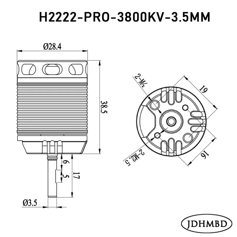 JDHMBD Brushless Motor for 500 - đánh giá và giá 6S Lipo Battery 22.2V 5000Mah