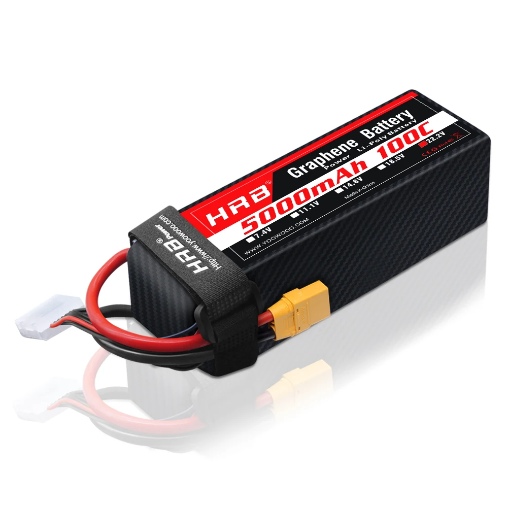 1PC HRB 22.2V Graphene Battery - đánh giá và giá 6S Lipo Battery 22.2V 5000Mah
